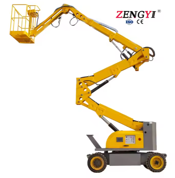 genie boom lift hydraulic vertical one man electric/diesel telescopic man lift mobile self-propelled articulating boom lift