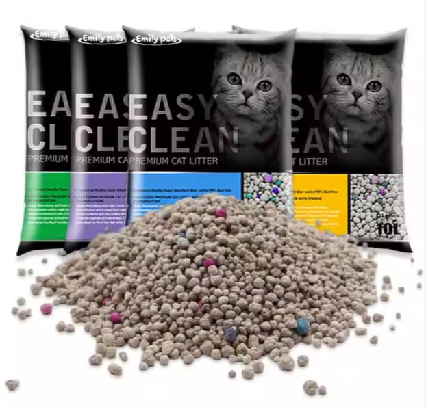 Emily pets EASY CLEAN Natural Eco-Friendly Dust Free Products Arena PARA Gato Sodium Cat Litter