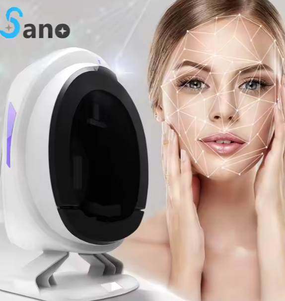 Beauty care beauty salon 3d facial skin analyzer machine with software