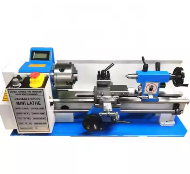 TEBAK CJ0618 750W 7"x8"Multi-purpose Mini Hobby Performance small metal mini mechanical lathe lathe machinefor sale