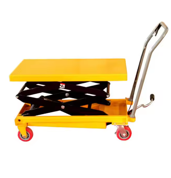 Factory Price 1.5t Movable Lifting Table Motor Warehouse Small Portable Manual Hydraulic Lift Platform Jack