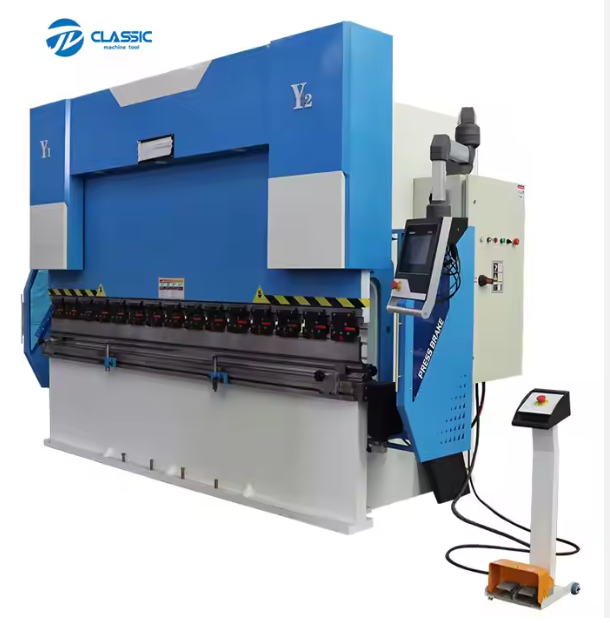 Electric hydraulic sheet 4 axis CNC delem press brake 63T metal bending machine 3d servo cnc hydraulic press brake manufacturer
