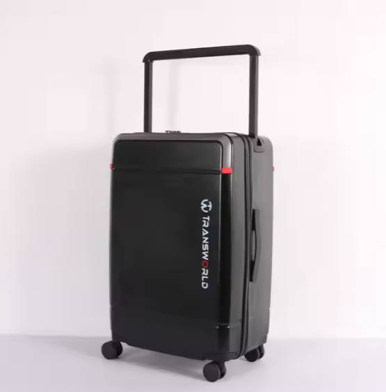 Manufacturers Hard Wide Pull Bar Handle Travel Suitcases Luxury Luggage Sets for Women black