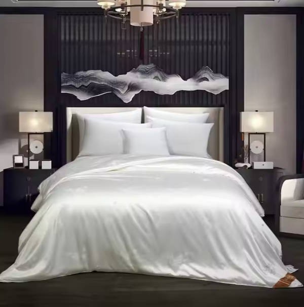 Superior simple comfort cool breathable bedding core air conditioning quilt 100% pure handmade silk quilt