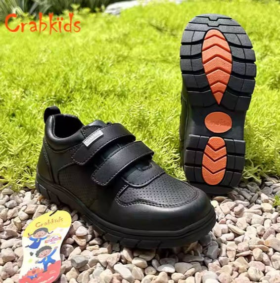 Crabkids Kids Shoes 2023 New Arrivals College Style Of Children Leather Shoes Spring Casual School Shoes For Girls And Boys