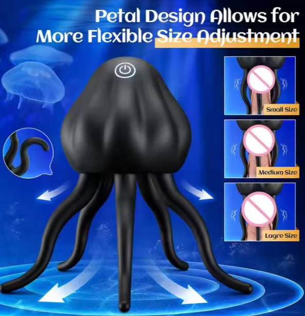 ZWFUN Men's Adult Sex Toy 10-Mode Vibrating Penis Masturbator Stroker Wrapping Tentacle Clit Nipple Stimulation Men Women