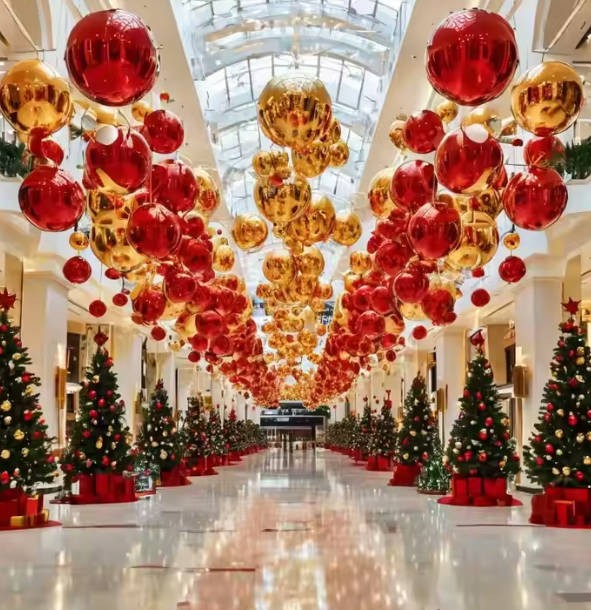 decorative ornaments for Christmas party decoration balloon 60cm to 300cm inflatable mirror disco ball